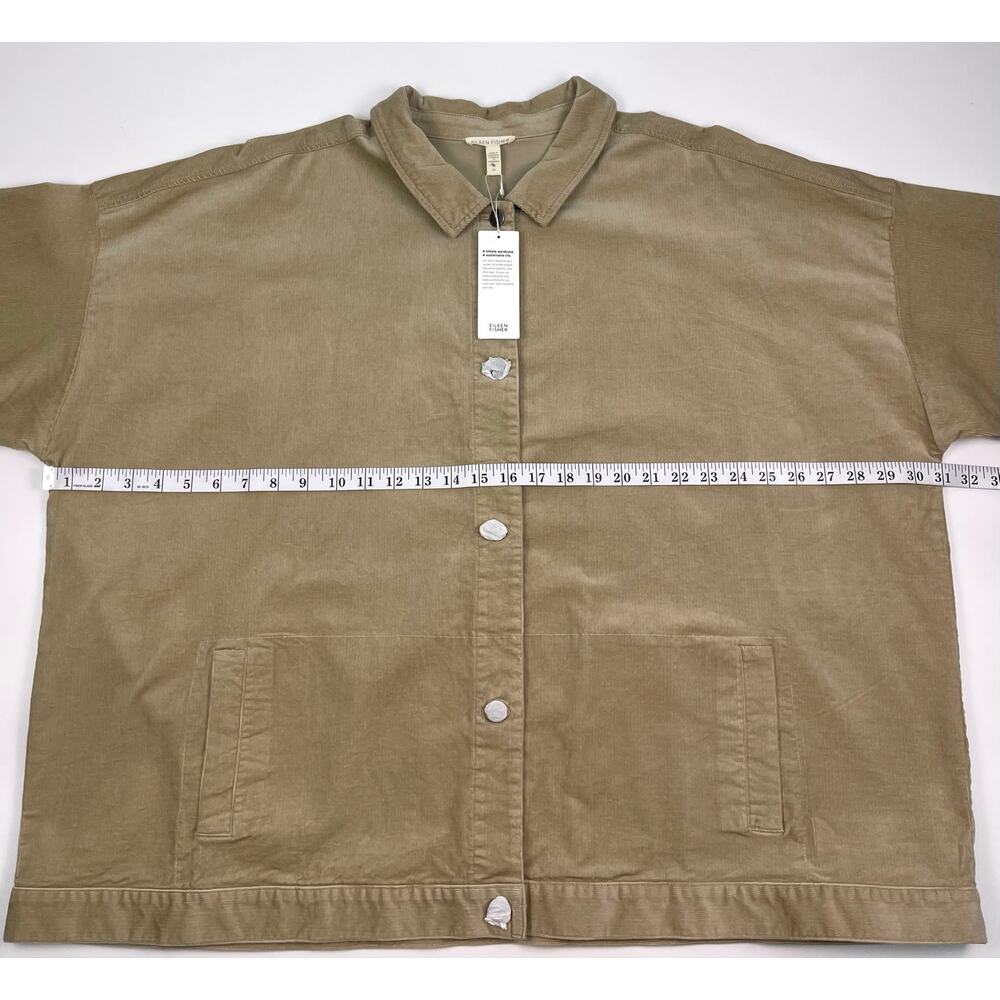 NWT Eileen Fisher Classic Collar Corduroy Jacket 3X - Picture 7 of 7